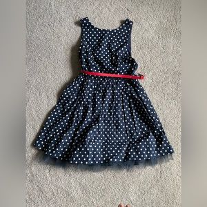 NWOT Emerald Sundae Junior Dress. Size 7. Polka dots print